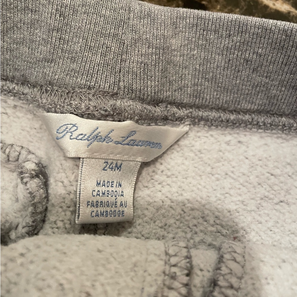 Polo Ralph Lauren Toddler Gray Joggers 24M - Picture 5 of 7
